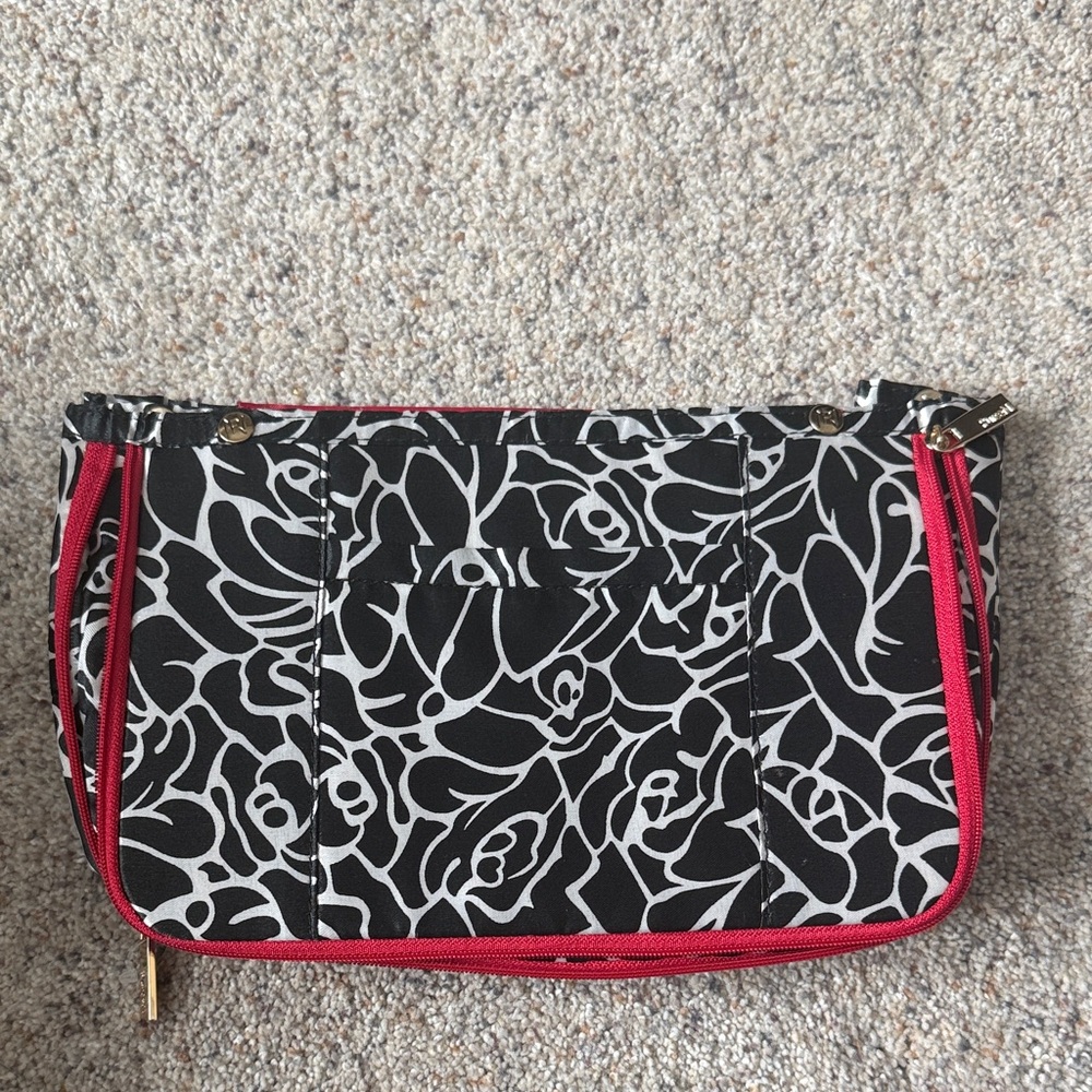 Stylish Black and Red Women's Bag insert